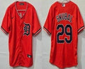 Detroit Tigers #29 Tarik Skubal Orange Cool Base Jersey
