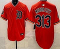Detroit Tigers #313 Motor City Orange Limited Jersey Stitched