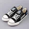 Detroit Lions Low Top Canvas Sport Sneakers Shoes For Men Women Fans
