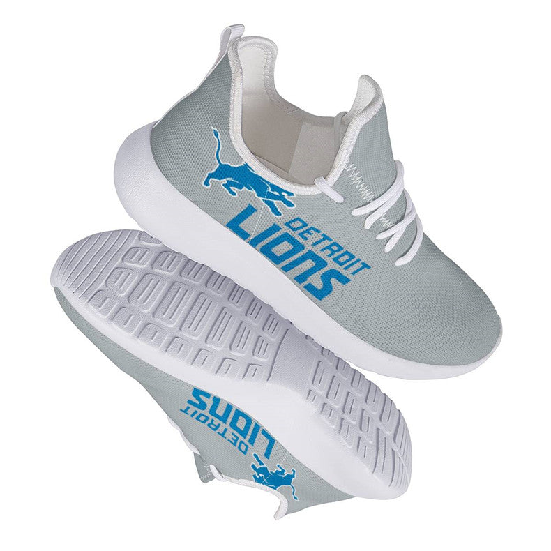 Detroit Lions Team Name Limited Sneaker Shoes For Men Women Fans