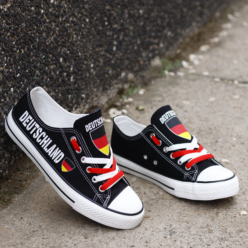 Deutschland Canvas Sneakers Shoes For Men Women Fans