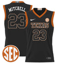 Dillon Mitchell Jersey #23 Texas Longhorns 2024 Lightweight Basketball Black