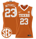 Dillon Mitchell Jersey #23 Texas Longhorns 2024 Lightweight Basketball Orange