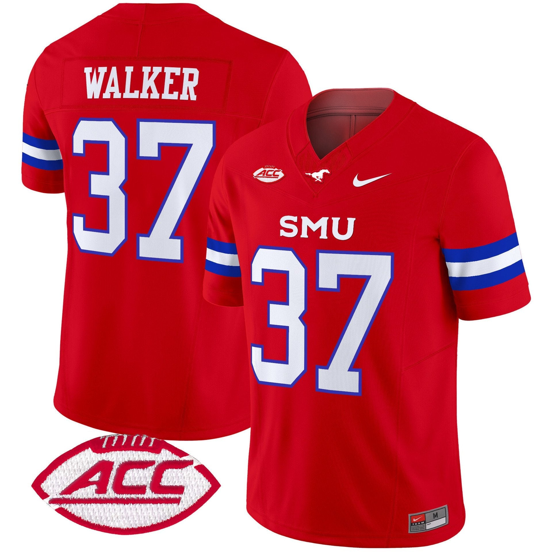 Doak Walker Jersey #37 SMU Mustangs 2025 Vapor Limited Stitched