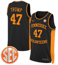 Donald Trump Jersey #47 Tennessee Vols 2024 Swingman Basketball Black