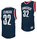 Donovan Clingan Jersey UConn Huskies College Basketball Navy Retro #32