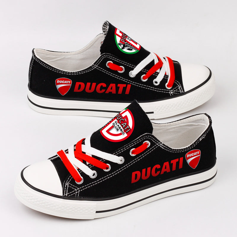 Ducati Canvas Sneakers Shoes For Men Women Fans