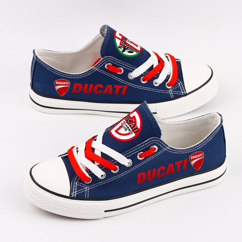 Ducati Canvas Sneakers Shoes For Men Women Fans