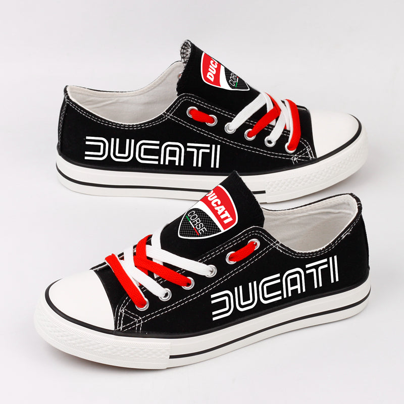 Ducati Canvas Sneakers Shoes For Men Women Fans