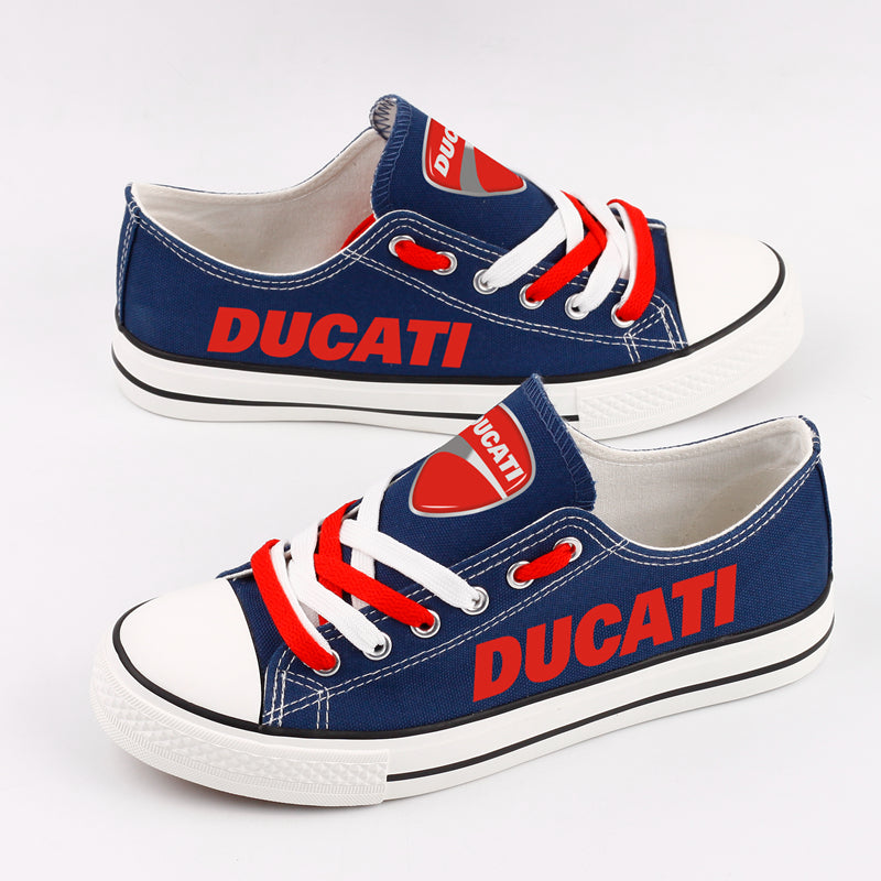 Ducati Canvas Sneakers Shoes For Men Women Fans