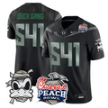 Duck Gang Jersey #541 Oregon Ducks Mummy Duck 2026 Peach Bowl Stitched Black