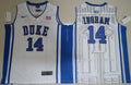 Duke Blue Devils #14 Brandon Ingram Basketball NCAA Basketball Jersey White Elite