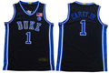 Duke Blue Devils #1 Carey jr Basketball NCAA Basketball Jersey Black