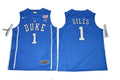 Duke Blue Devils #1 Giles Basketball NCAA Basketball Jersey Blue