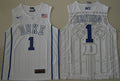 Duke Blue Devils #1 Kyrie Irving Basketball NCAA Basketball Jersey White V-neck