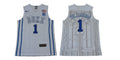 Duke Blue Devils #1 Williamson Basketball NCAA Basketball Jersey New White