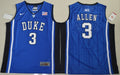 Duke Blue Devils #3 Garyson Allen Basketball NCAA Basketball Jersey Blue
