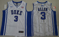 Duke Blue Devils #3 Garyson Allen Basketball NCAA Basketball Jersey White Elite