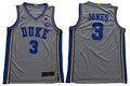 Duke Blue Devils #3 Jones Basketball NCAA Basketball Jersey Grey