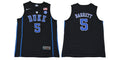 Duke Blue Devils #5 Barrett Basketball NCAA Basketball Jersey Black