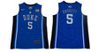 Duke Blue Devils #5 Barrett Basketball NCAA Basketball Jersey Blue Elite
