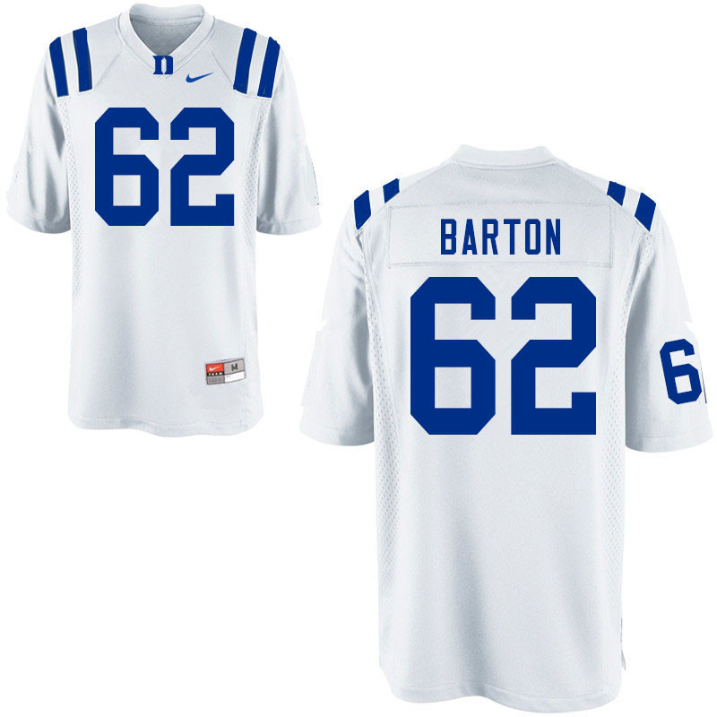 Duke Blue Devils Graham Barton Jersey #62 College Football