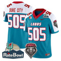 Duke City Jersey #505 New Mexico Lobos 2025 Rate Bowl Vapor Stitched