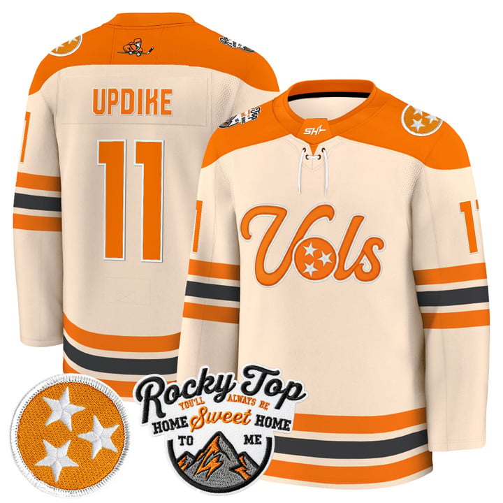 Dylan Updike Jersey #11 Tennessee Volunteers 2025-26 Premium Stitched