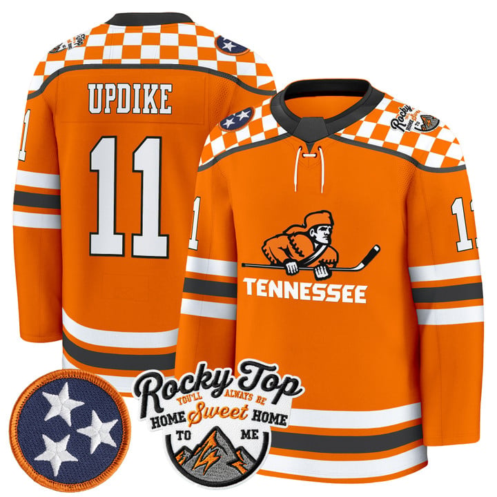 Dylan Updike Jersey #11 Tennessee Volunteers 2025-26 Premium Stitched