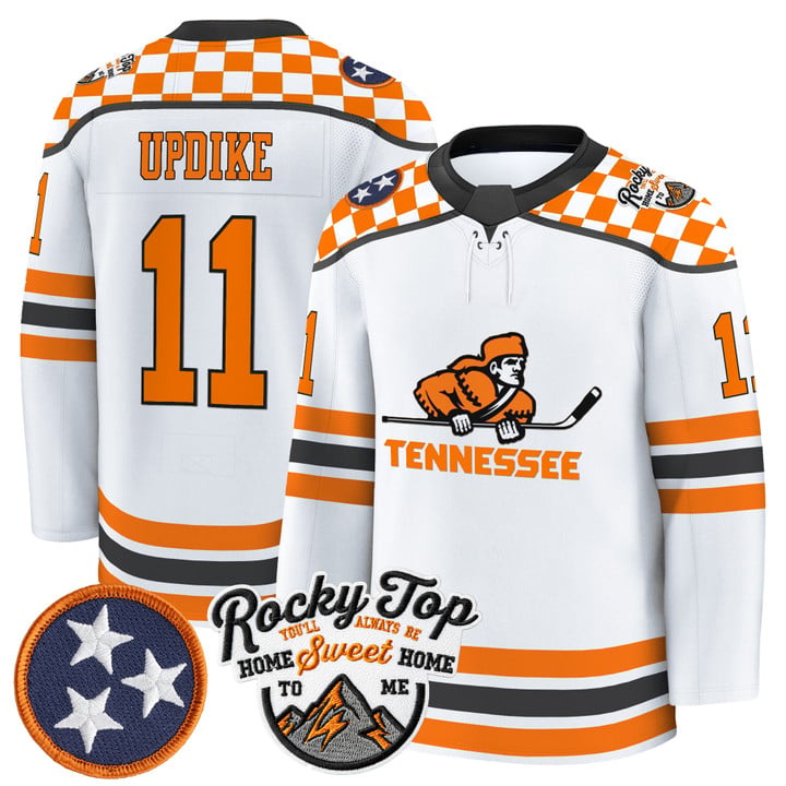 Dylan Updike Jersey #11 Tennessee Volunteers 2025-26 Premium Stitched