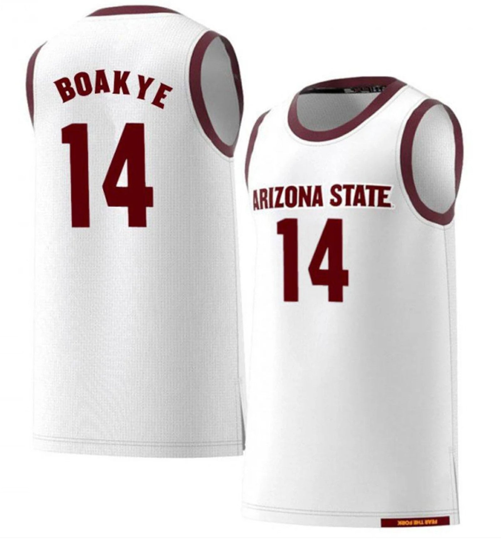 Enoch Boakye Jersey #14 Arizona State Sun Devils College Basketball
