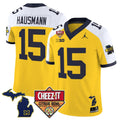 Ernest Hausmann Jersey #15 Michigan Wolverines 2025 Cheez-It Citrus Bowl