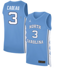 Elliot Cadeau Jersey #3 North Carolina Tar Heels Basketball Blue