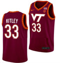 Elizabeth Kitley Jersey Virginia Tech Hokies College Basketball Maroon #33