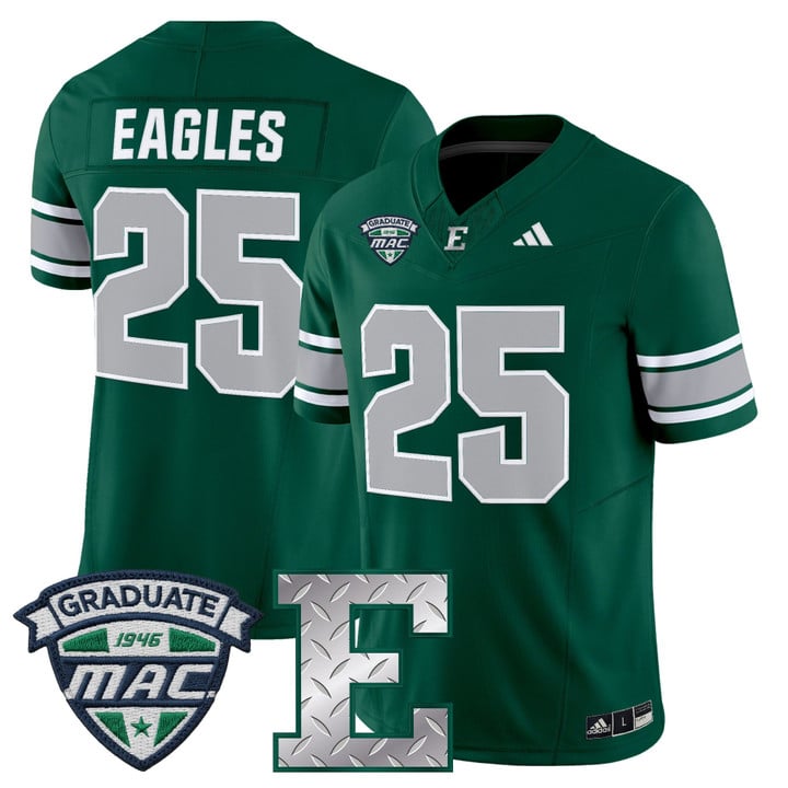 Eagles Jersey #25 Eastern Michigan Eagles 2025 Vapor Limited Stitched