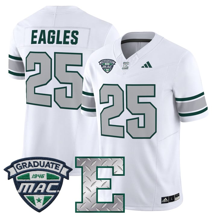 Eagles Jersey #25 Eastern Michigan Eagles 2025 Vapor Limited Stitched