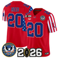 Ed Reed Jersey #20 Miami Hurricanes America 250 Edition 2026 CFP Patch Stitched