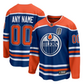 Edmonton Oilers 2025 Stanley Cup Final Home Breakaway Custom Men Jersey
