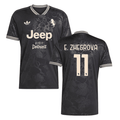 Edon Zhegrova 11 Juventus 2025-26 Third Match Jersey – Black