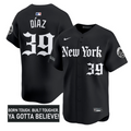 Edwin Díaz Jersey #39 New York Mets Gothic Borough Edition Stitched