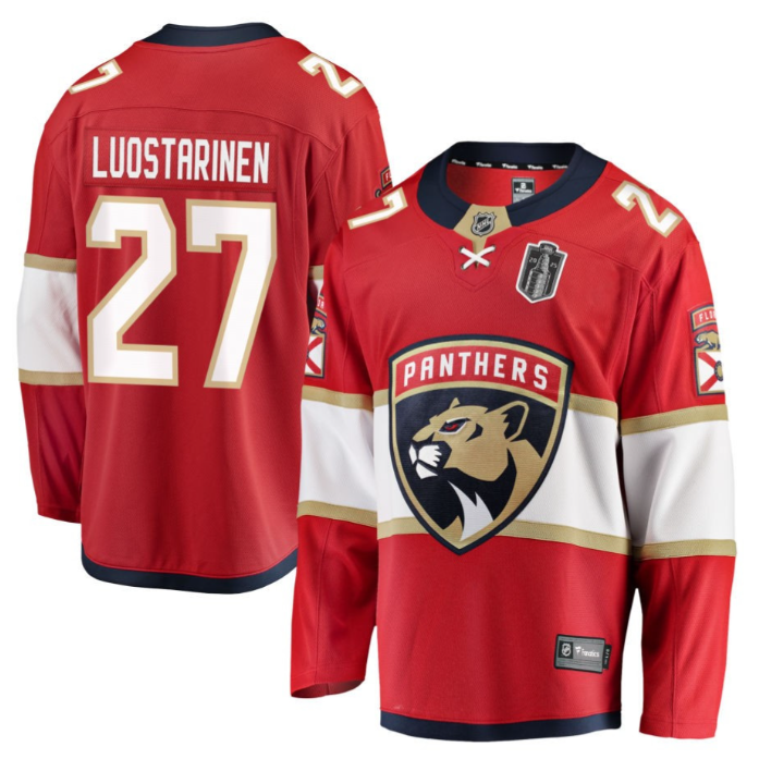 Eetu Luostarinen 27 Florida Panthers 2025 Breakaway Player Men Jersey