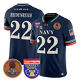Eli Heidenreich Jersey #22 Navy Midshipmen 250th 2026 Liberty Bowl Stitched Navy