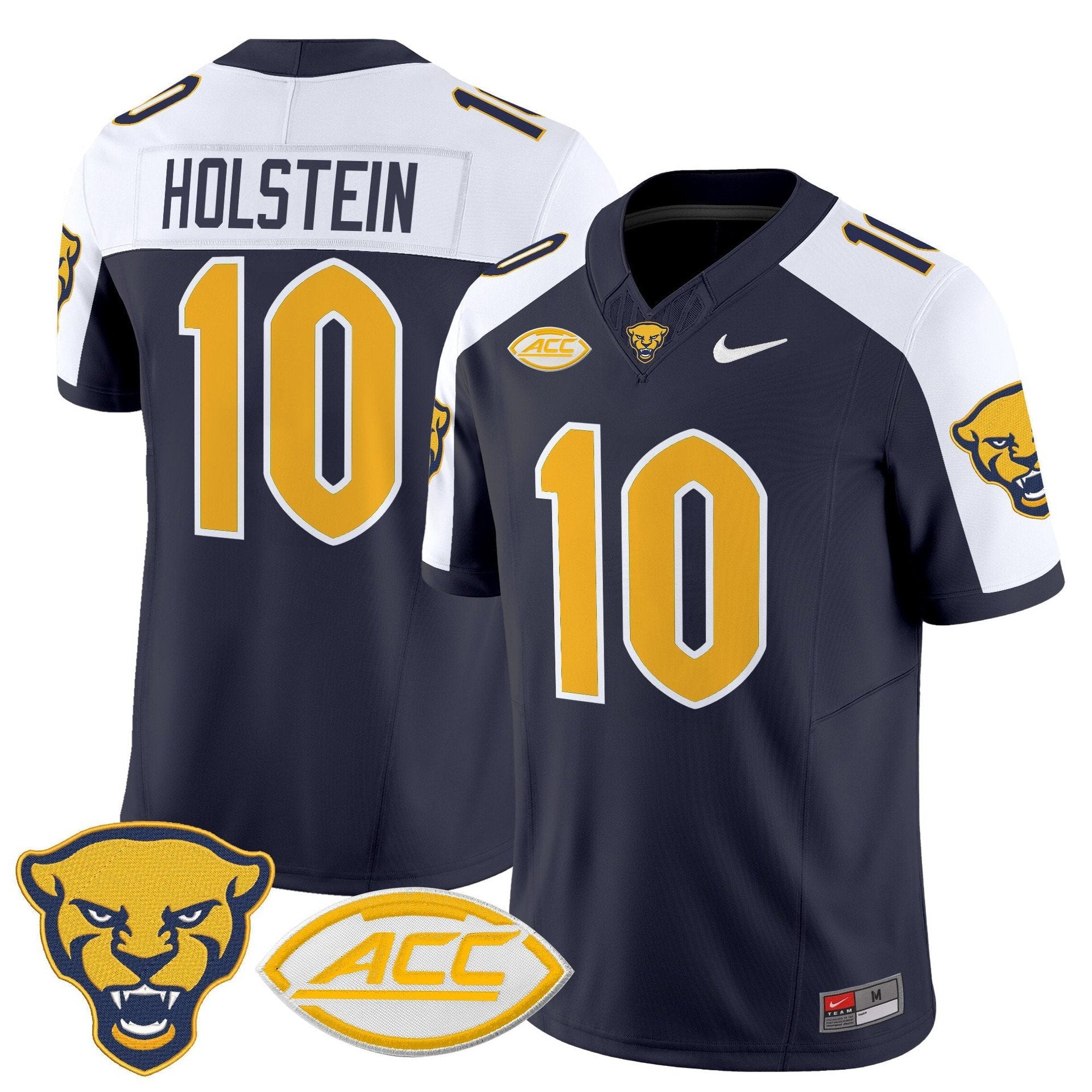Eli Holstein Jersey #10 Pittsburgh Panthers 2025 Limited Stitched