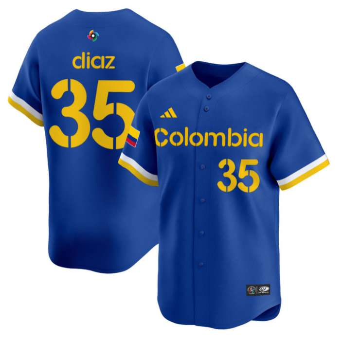 Elias Diaz Jersey #35 Colombia 2026 World Baseball Classic Stitched