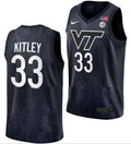 Elizabeth Kitley Jersey Virginia Tech Hokies College Basketball Black #33