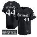 Elly De La Cruz Jersey #44 Cincinnati Reds Gothic Queen City Edition