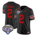 Emeka Egbuka Jersey #2 Ohio State Heritage Stripe 2025 Cotton Bowl Stitched