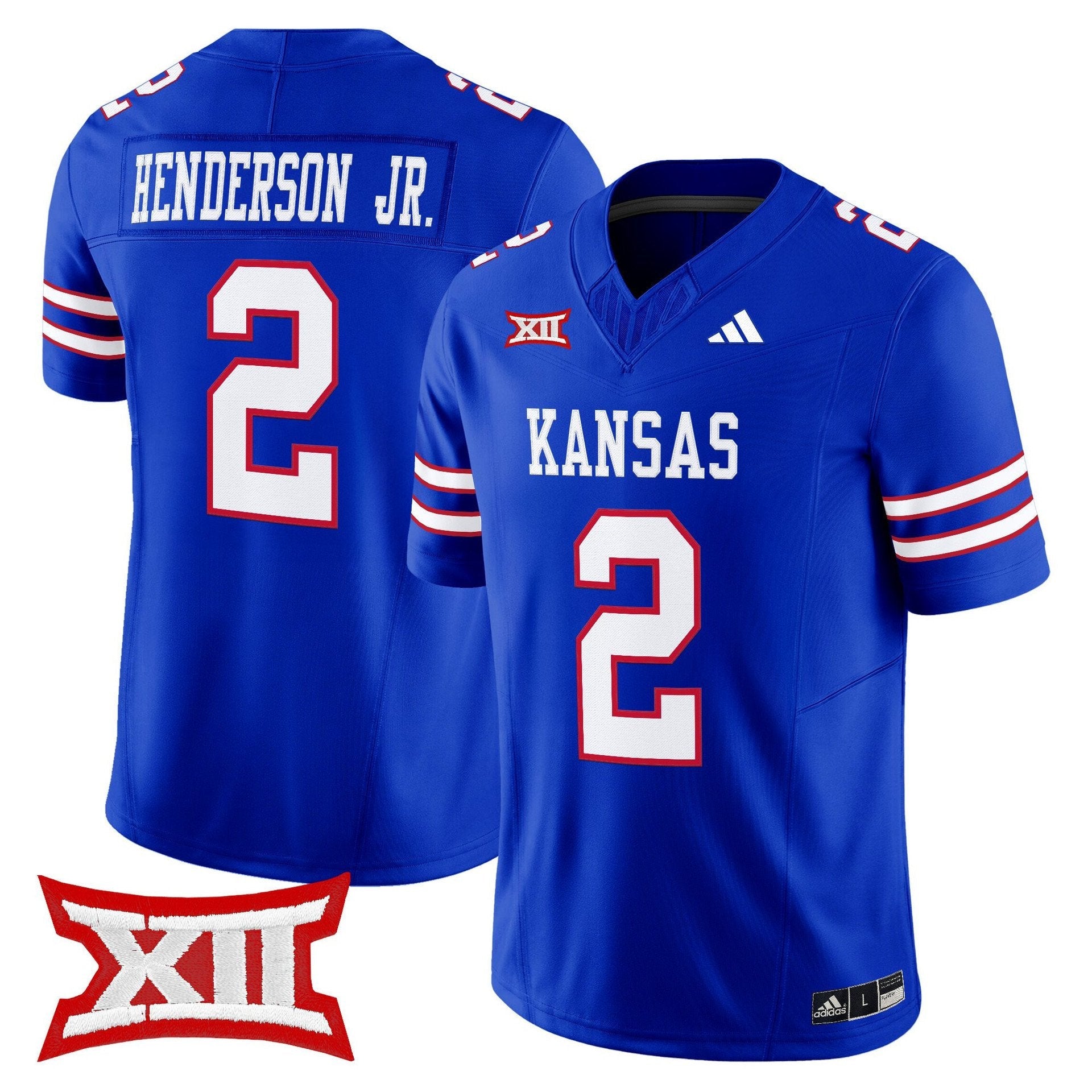 Emmanuel Henderson Jr Jersey #2 Kansas Jayhawks 2025 Limited Stitched
