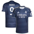 Endrick #9 Real Madrid 2025-26 Away Match Jersey – Blue