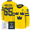 Erik Karlsson Jersey #65 Sweden Olympic 2026 Premium All Stitched